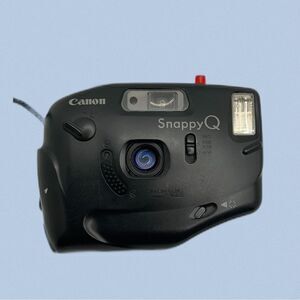vintage 90s canon snappy Q 35mm film camera point and shoot automatic flash‎